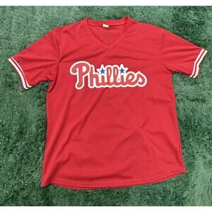 Philadelphia Phillies Fan Jersey Red Mesh XXL #29 MLB Baseball Shirt